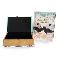 ブック型ボックス 暁暁＆蕾蕾【双子パンダありがとう商品】