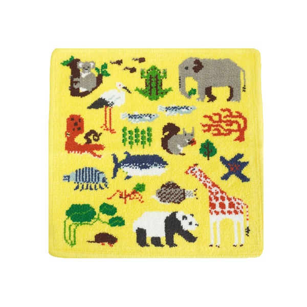 シェニール織タオル Zoo  Design  Wonder 