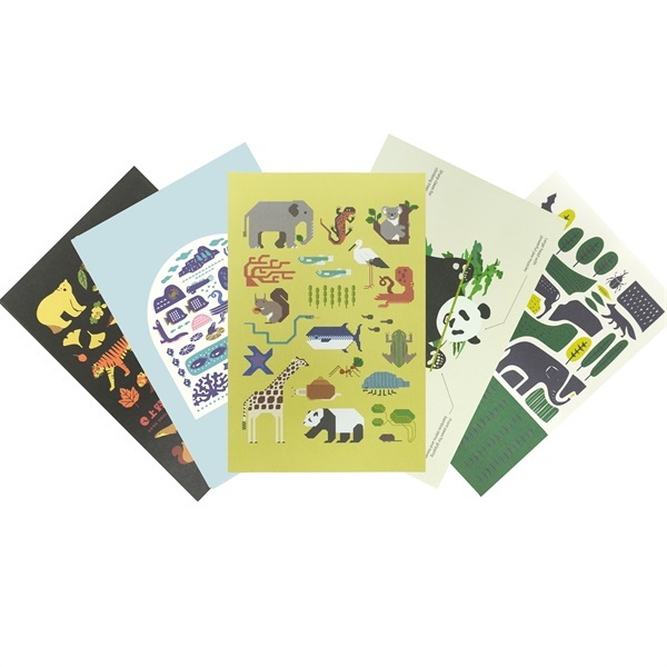 ポストカードセット Zoo  Design Wonder 