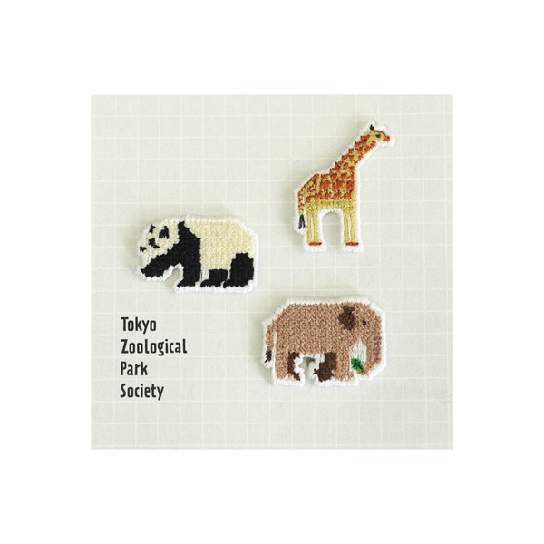 刺繡ワッペン 動物園セット