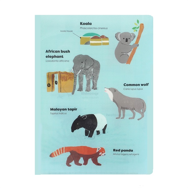 A5ポケットクリアファイル TAMA  ZOO