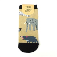 子供用ソックス TAMA  ZOO ベージュ