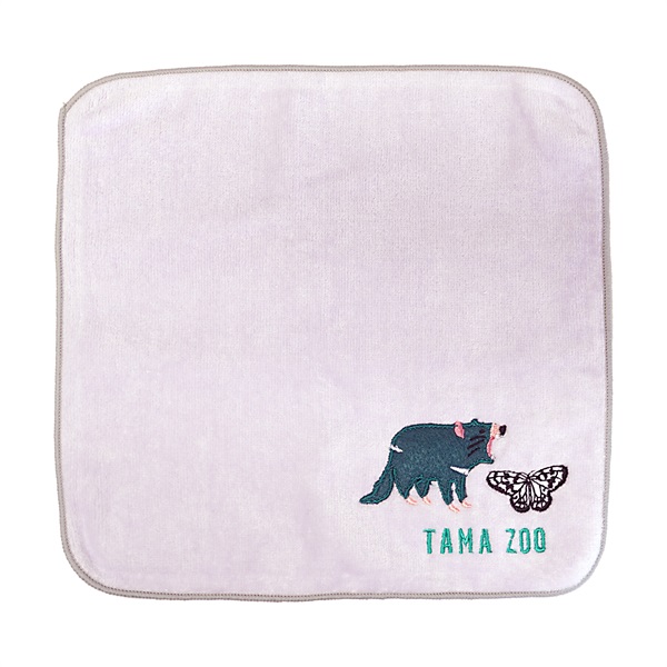 タオルハンカチ  TAMA  ZOO タスマニアデビル 
