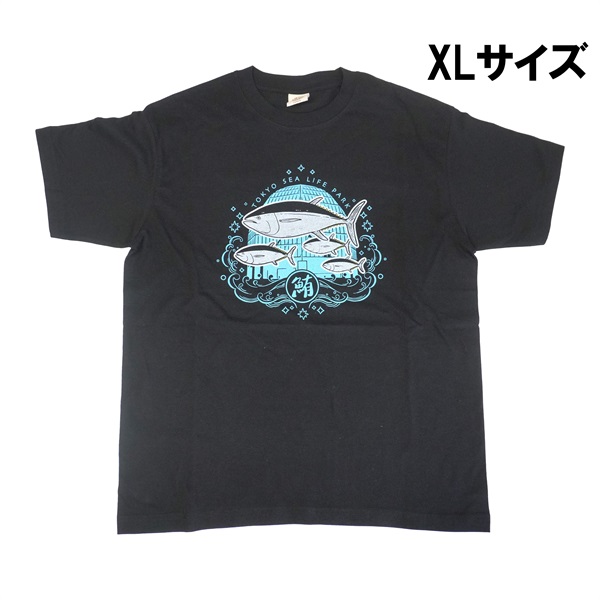 大人用 オーガニックコットンTシャツ クロマグロ(XLサイズ)