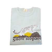 オーガニックコットンTシャツ ユキヒョウ
